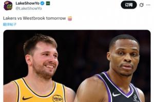 湖人自媒体预热：明天湖人VS威少哦！拿好爆米花